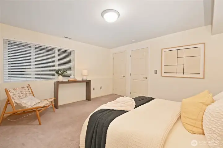 The lower level bedroom has a deep closet; this could be a media room or a second home office - so many options to meet your needs. The lower level bedroom has a deep closet; this could be a media room or a second home office - so many options to meet your needs.