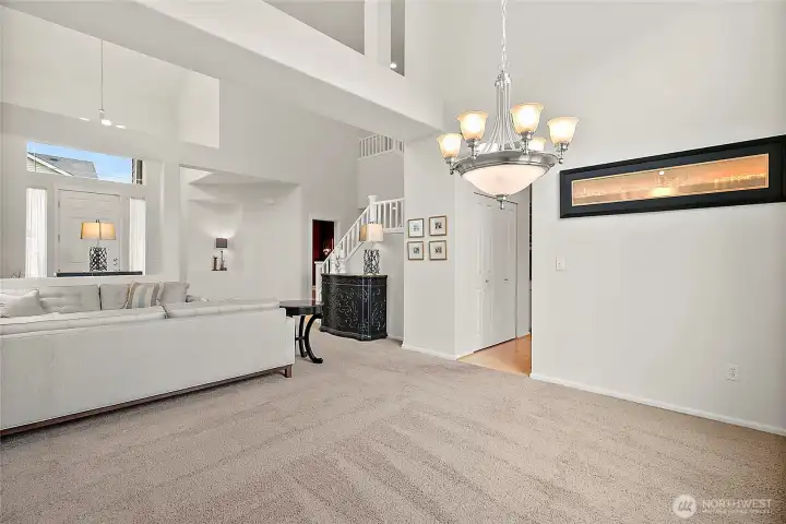Tall ceilings make the rooms feel so large and open