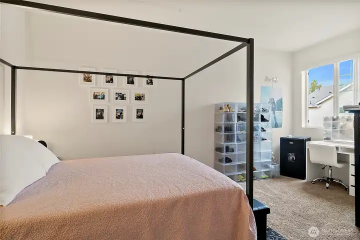 Bedroom 2 upstairs is large