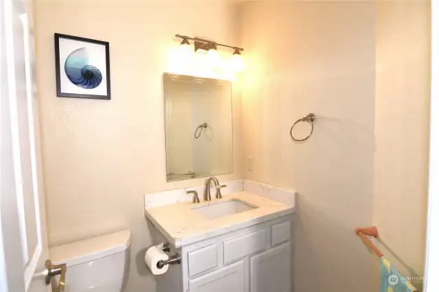 main floor half bathroom