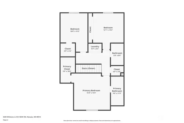 2nd Level Floor Plan