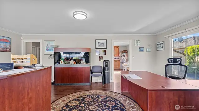Main floor reception/living room