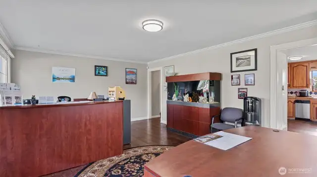 Main floor reception/living room