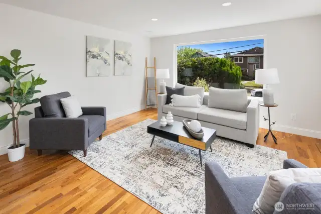 Large windows for natural light