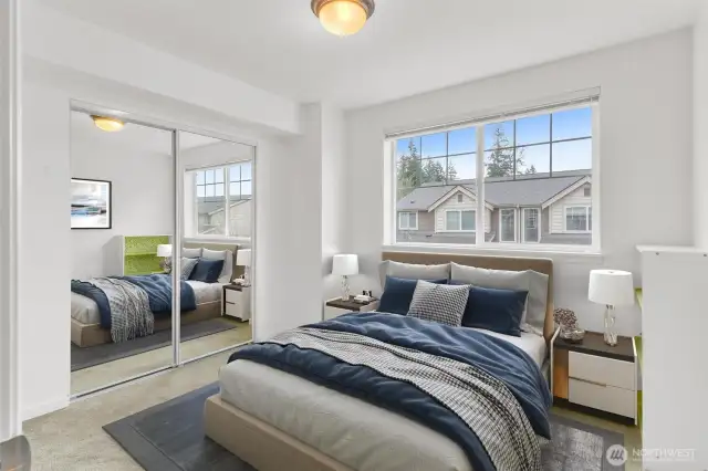 Virtual staging bedroom 3