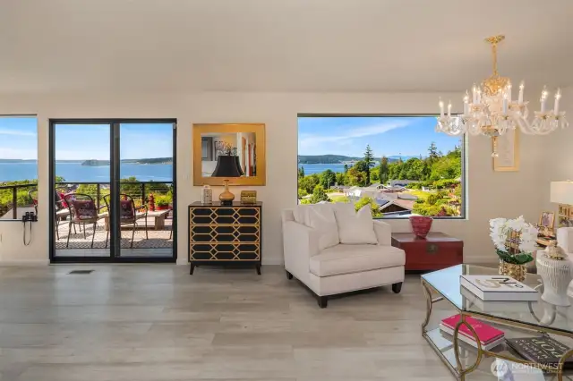 Nearly every room has this expansive view.