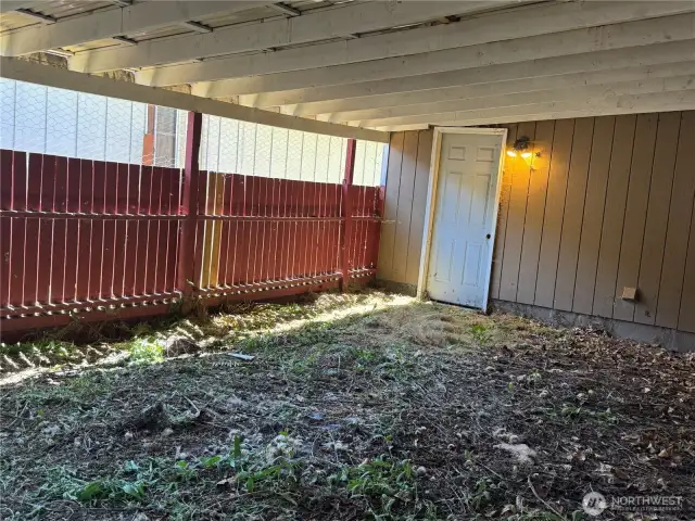 Back carport