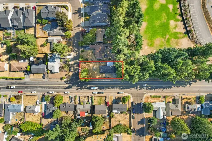 ake a look at the full property — sitting on a generous 7,405 square foot lot, this home offers plenty of space for outdoor living, future projects, or expansion potential.