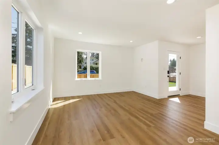 Living Room Looking at front door