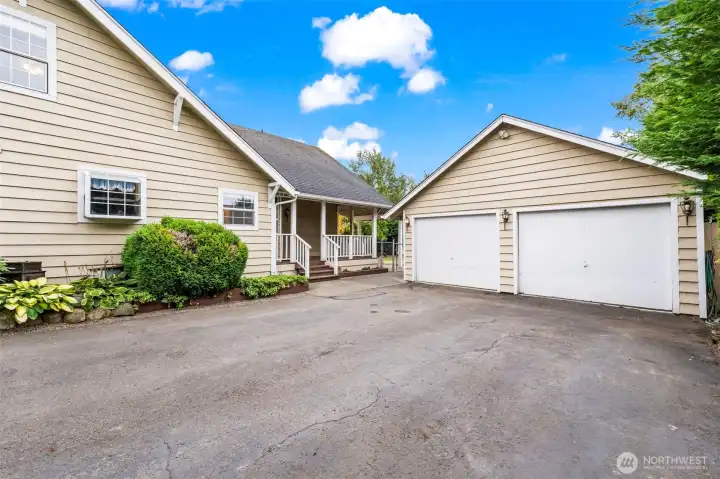 two car garage