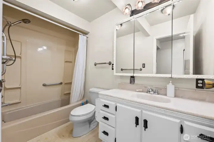Full bath on main floor