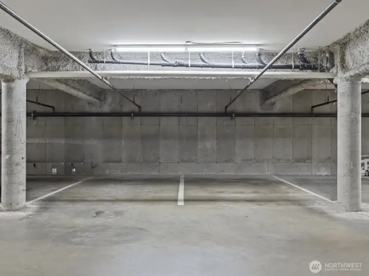 2 reserved parking spots- 15 and 16.