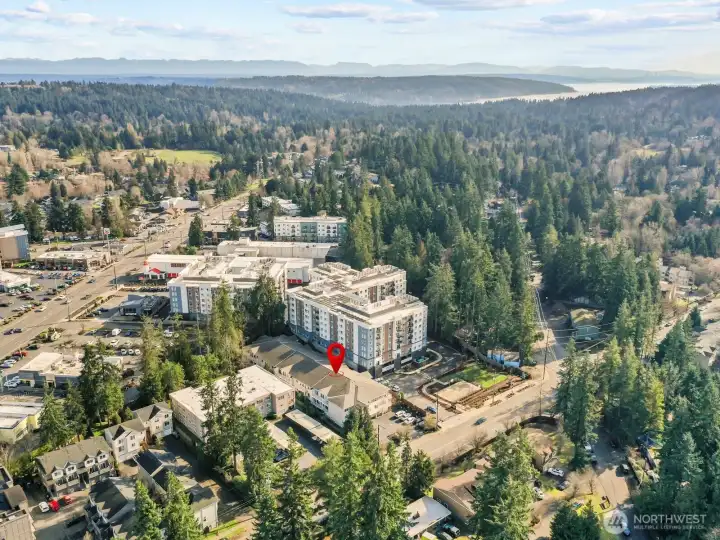 Lake Washington isn't far either.