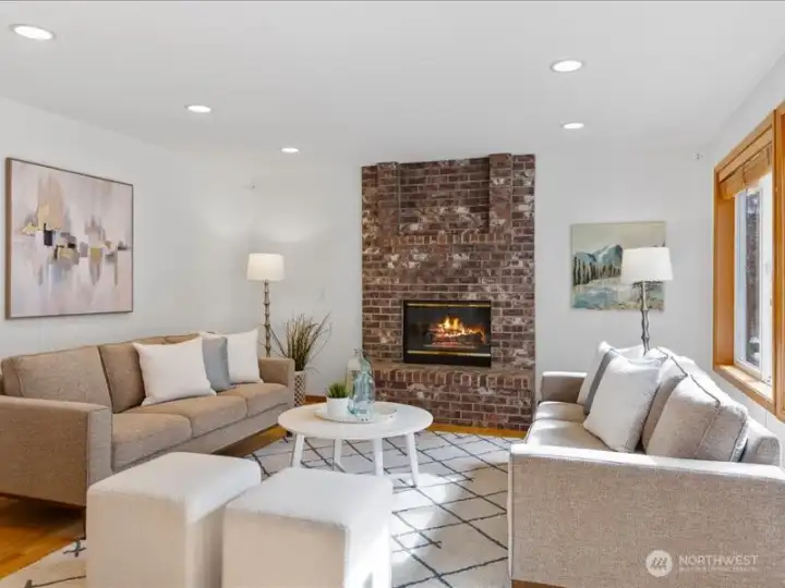 THREE GAS FIREPLACES