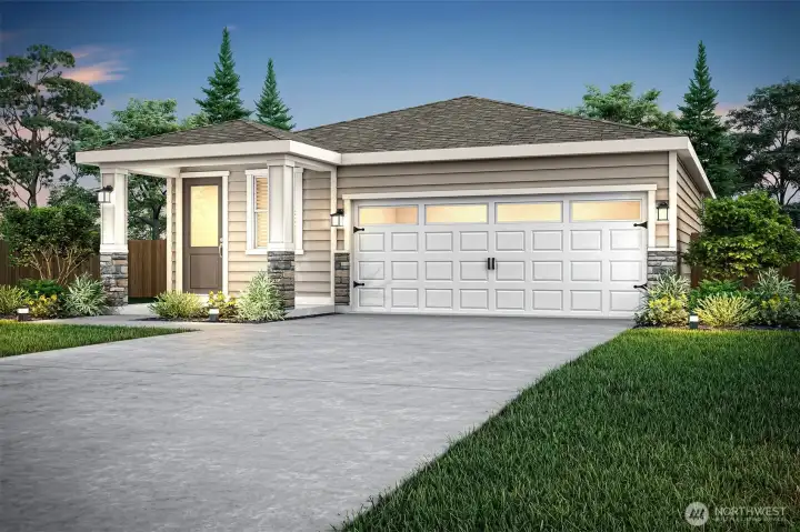 Example of the Aspen floorplan to be located at 6228 NW Bruggman Loop