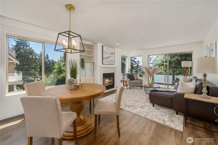 Bright and clean!  You will love the natural light in this inviting space.