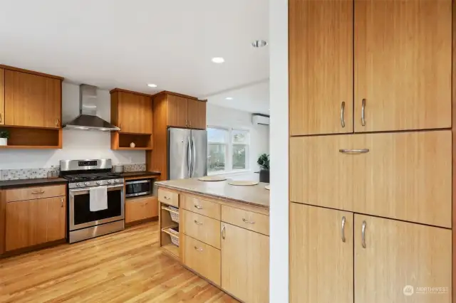 Bamboo cabinets