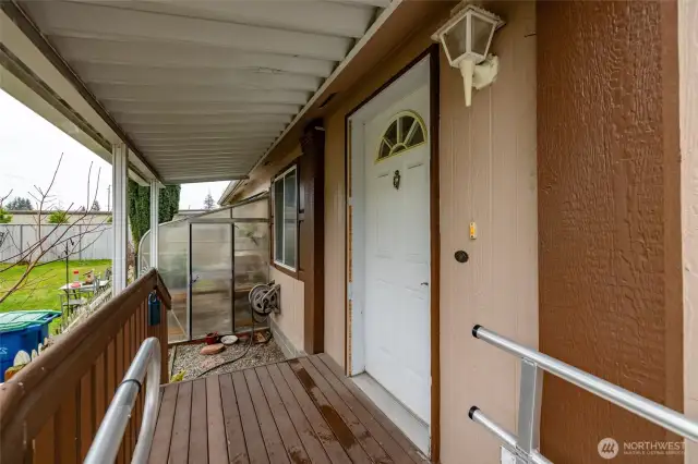 Main Entry Door with Wheel Chair Ramp