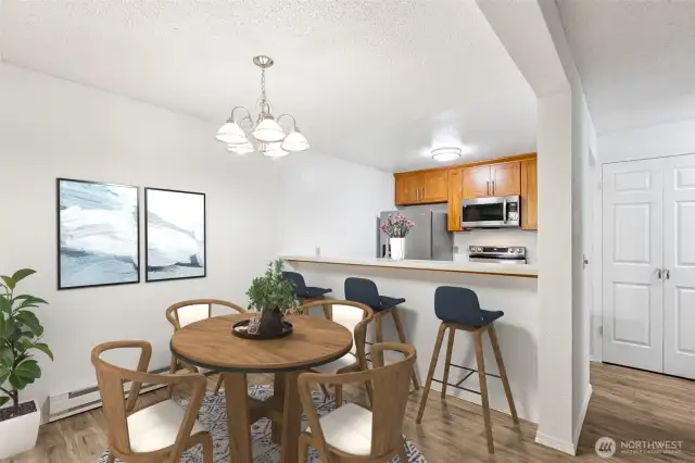Virtually Staged Dining