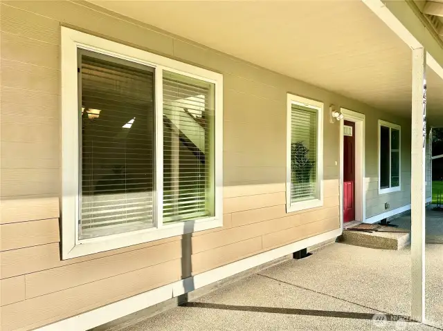 Large front porch.