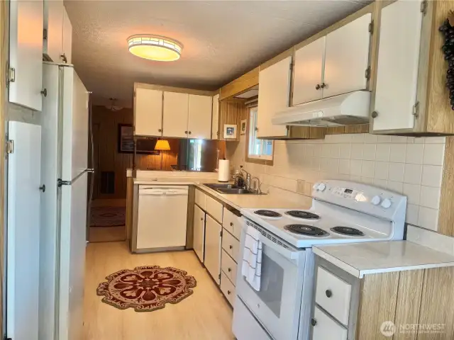 A brand new range and refrigerator!