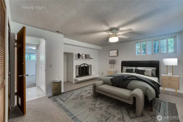 Primary Bedroom Virtually Staged
