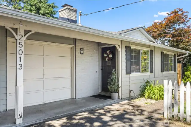 South facing front door