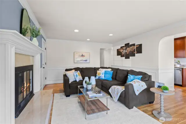 Gas fireplace