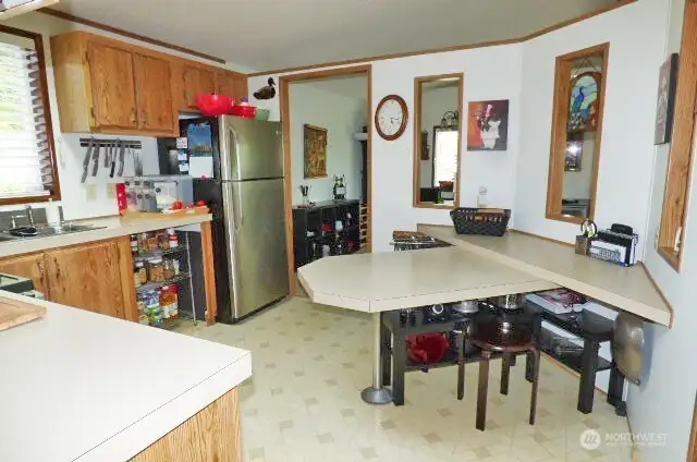 Another view of the kitchen