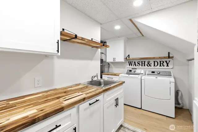 Laundry lower level