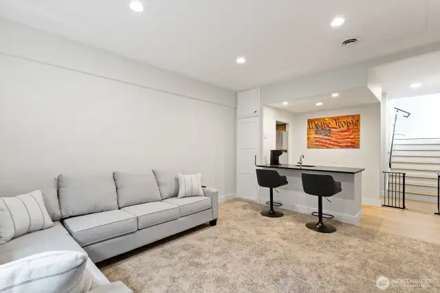 Bonus room lower level