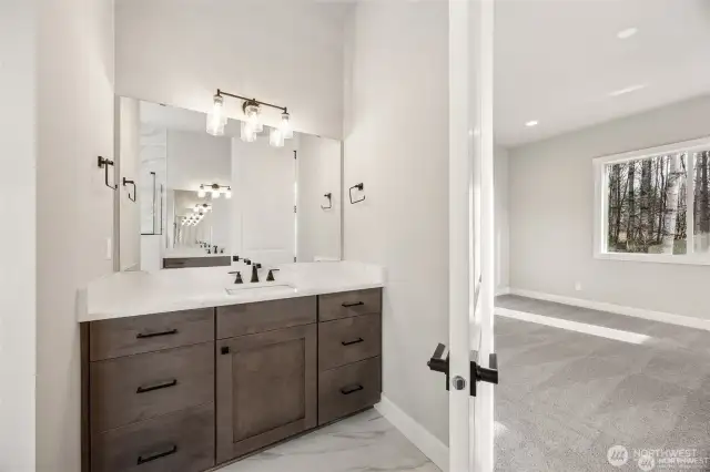 Photos of another home with same cabinet color that will be featured in lot 103. (Different hardwear)
