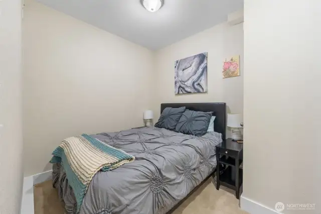 lower level sleeping area