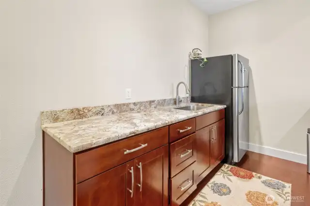 lower level kitchenette