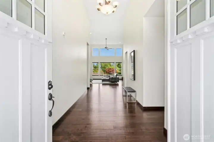 Double-height entry