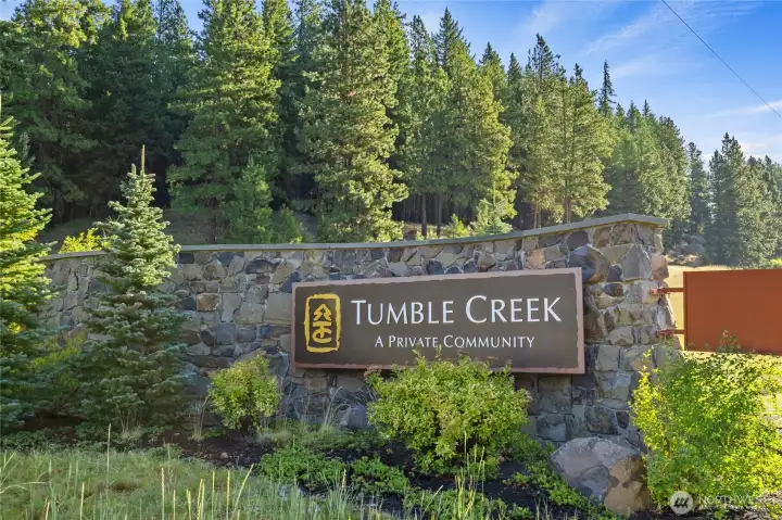 Entrance to Tumble Creek