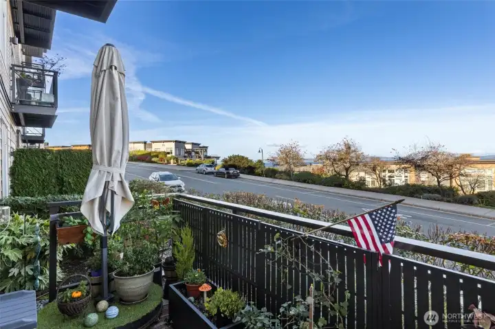 The patio adds such a wonderful touch to the unit. Sit outside and look at the views, the stars or simply relax!