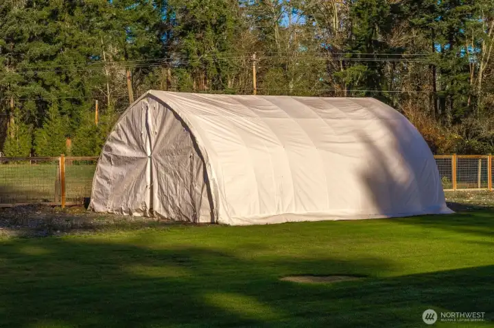 New extra storage area for yard equipment or whatever you would like. 4k.