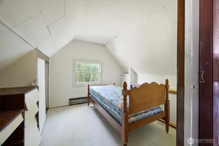 One of the Bedrooms on the second floor. There is a bedroom on the main floor.