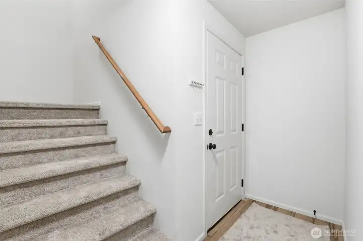 Bottom of stairs and entry 16216