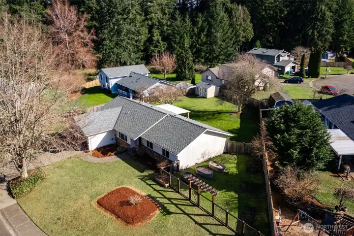 Large 1.3 acre lot, right in town in some of Olympia's most requested schools!
