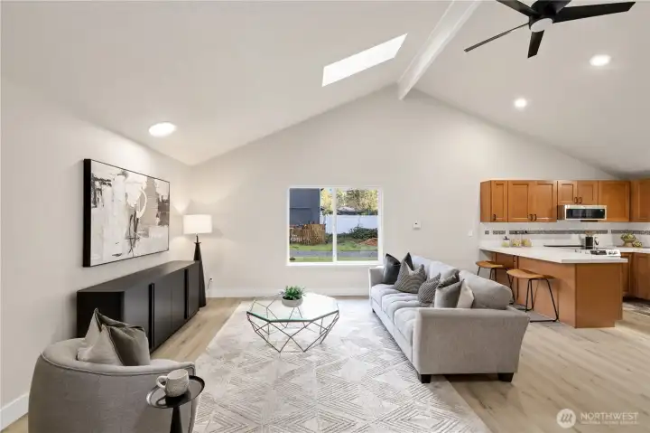 New flooring throughout