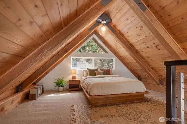 Sleep as many as you need to in this cozy loft space
