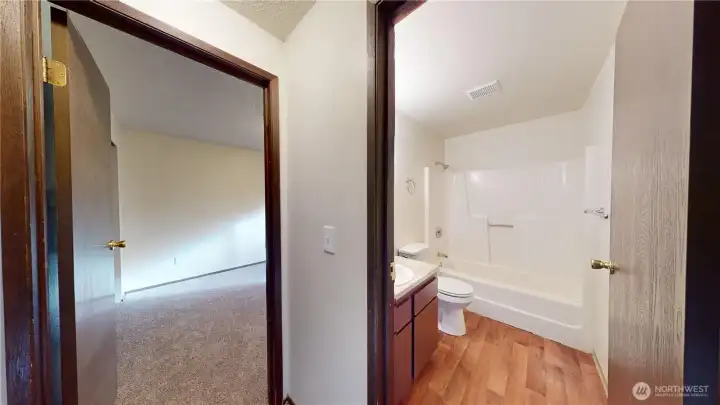 Unit A: Hallway & Bath