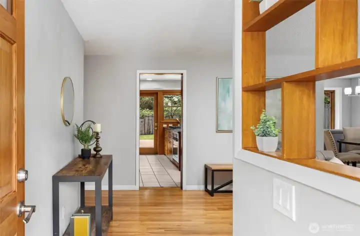 Warm and Welcoming Entrance