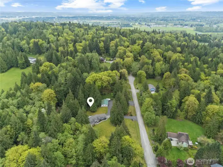 Property is surrounded by greenspace but only minutes to I-5 & Hwy 9.
