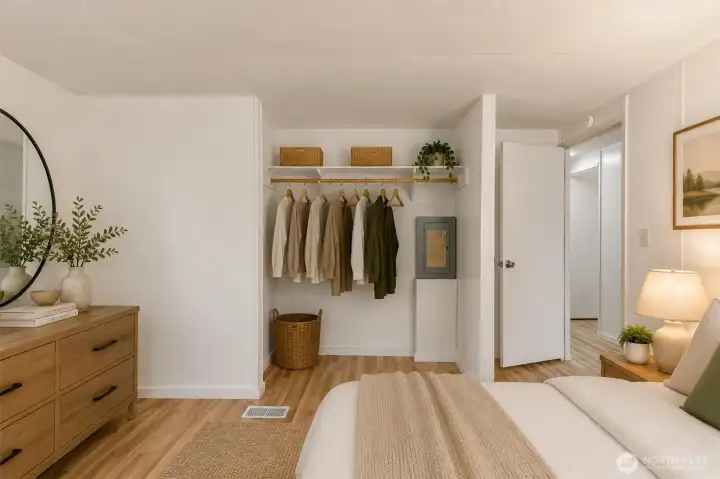 Bedroom 1 Closet-AI enhanced with furniture