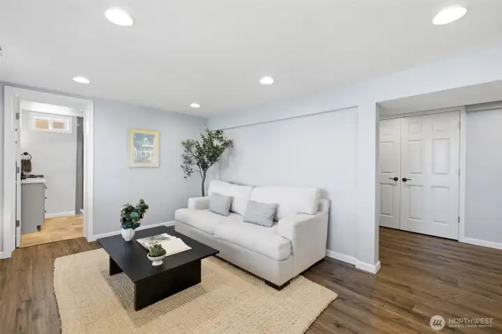 Basement fully remodeled in 2017