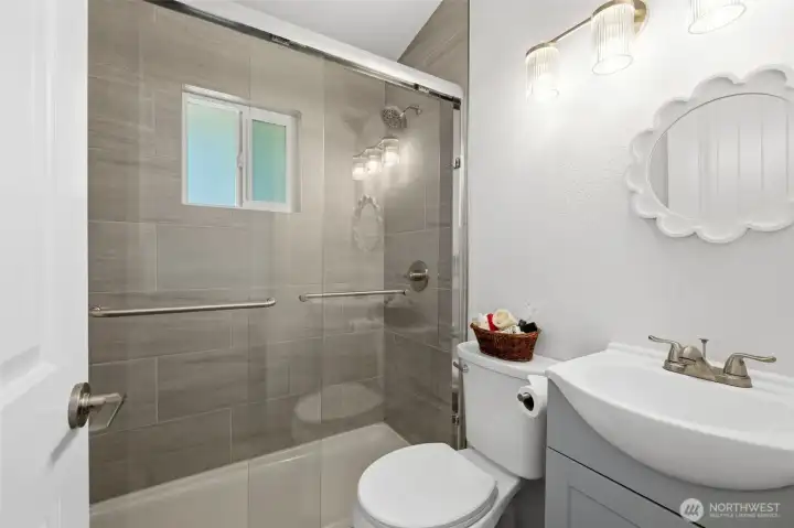 Bathroom in guest cottage.