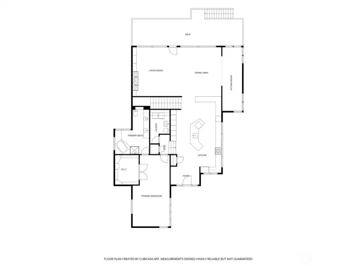 Upstairs floorplan